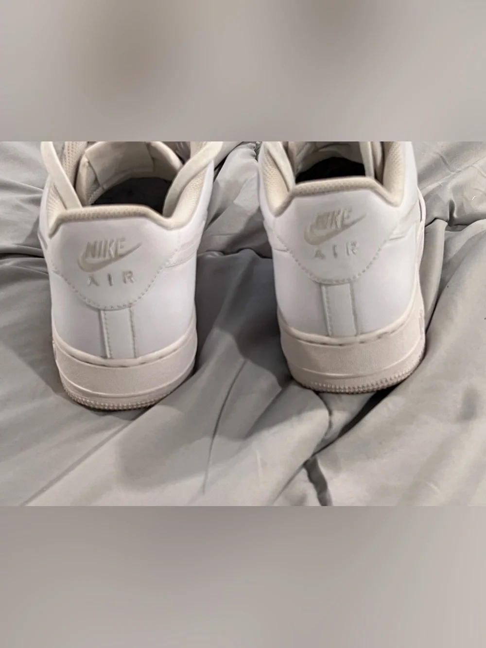 Nike Air Force 1 Triple White Leather Casual Men's Size US 11.5